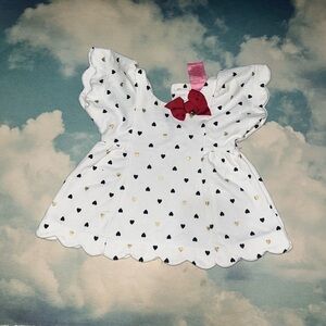 Issac Mizrahi 3M-6M Baby Heart Dress Top